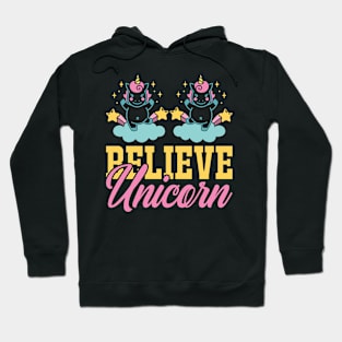 Believe Unicorn  T Shirt For Women Men Hoodie